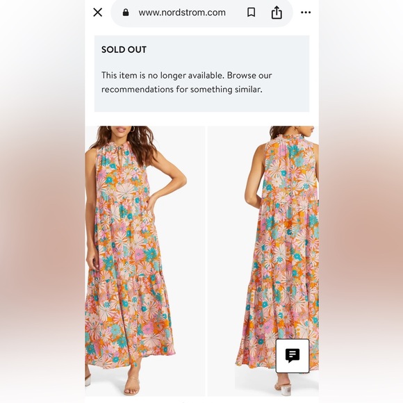 BB Dakota by Steve Madden Dresses & Skirts - BB Dakota by Steve Madden Floral Maxi Dress - Multicolor